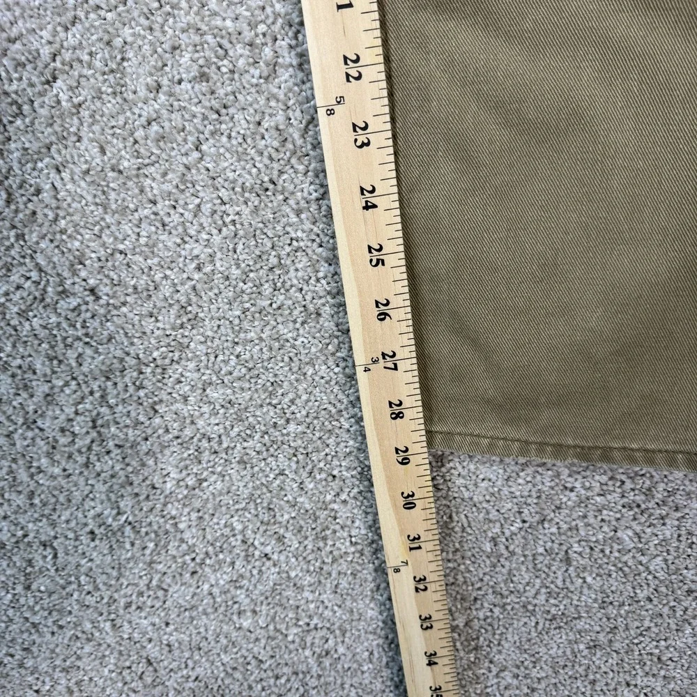 Polo Ralph Lauren Pants Mens 38x32 Khaki Brown Cotton Straight Leg Twill Jeans
